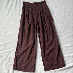 Abercrombie & Fitch Brown Wide Leg Pants